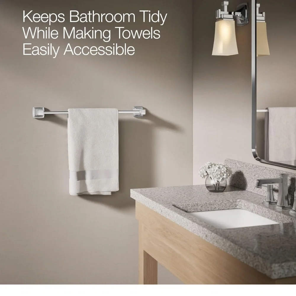 Kohler Riff 24” Polished Chrome Towel Bar - Picture 6 of 8